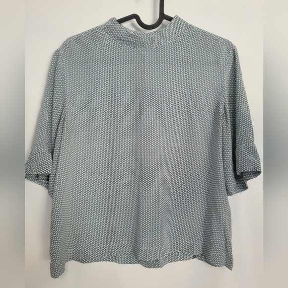 Equipment Femme Silk Printed Blouse Small Blue - Picture 1 of 11